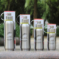 TrendBloomHub 304 Stainless Steel Vacuum Travel Thermal Cup – 18oz Leakproof Insulated Water Bottle with Brush & Lid for Hot and Cold Drinks